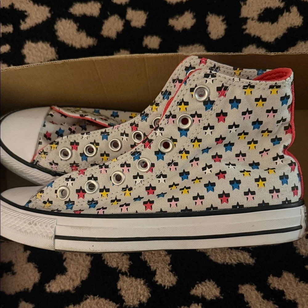 Colorful High-Top Converse - Picture 2 of 3